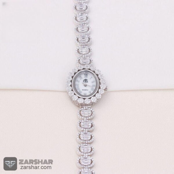 ساعت نقره زنانه مدل آتنا عکس ساعت نقره زنانه مدل آتنا