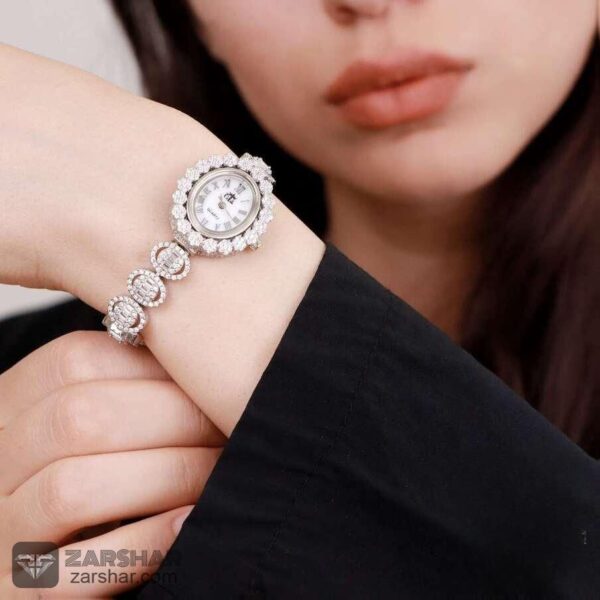 عکس ساعت نقره زنانه مدل آتنا