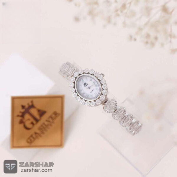عکس ساعت نقره زنانه مدل آتنا