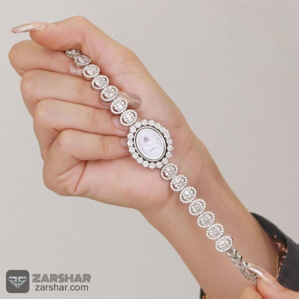 عکس ساعت نقره زنانه مدل آتنا