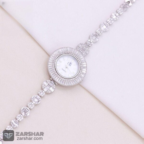 ساعت نقره زنانه مدل نیلا عکس ساعت نقره زنانه مدل نیلا