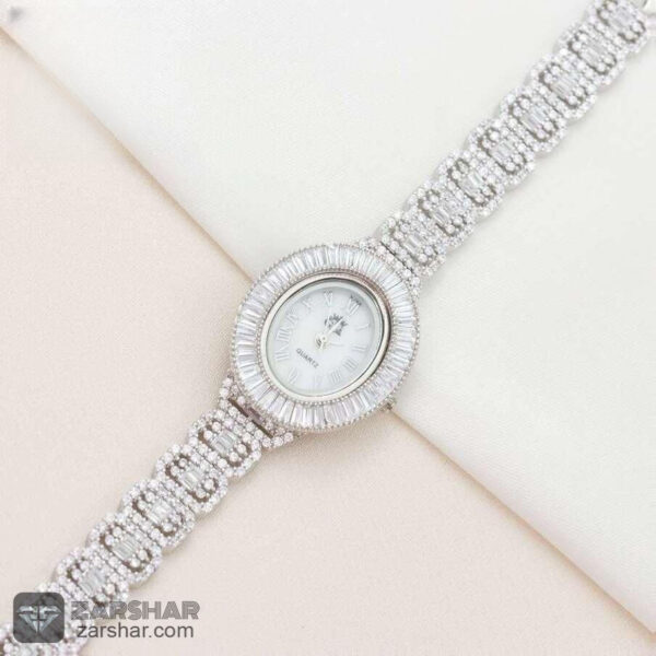 ساعت نقره زنانه طرح امرالدکات مدل پنلوپه عکس ساعت نقره زنانه طرح امرالدکات مدل پنلوپه