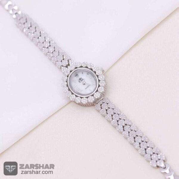 ساعت نقره زنانه مدل لونا عکس ساعت نقره زنانه مدل لونا