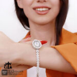 عکس ساعت نقره زنانه مدل آوا