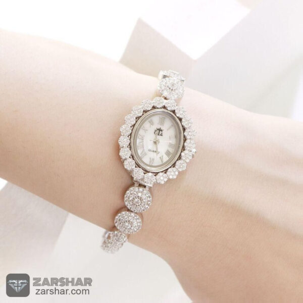 عکس ساعت نقره زنانه مدل هارپر