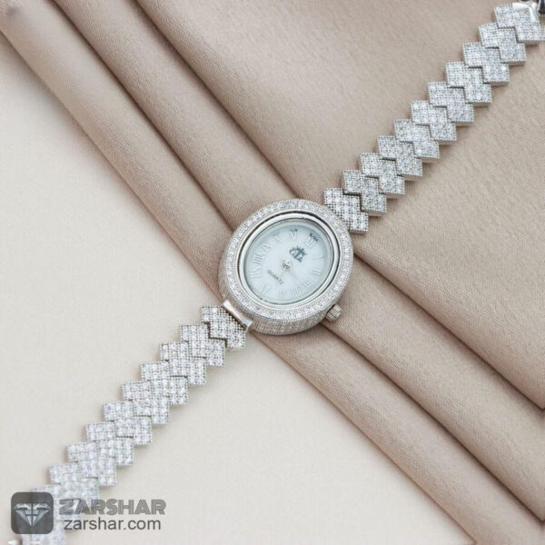 عکس ساعت نقره زنانه مدل امیلی