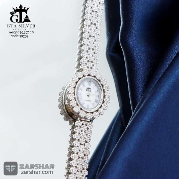 عکس ساعت نقره زنانه مدل جیانا