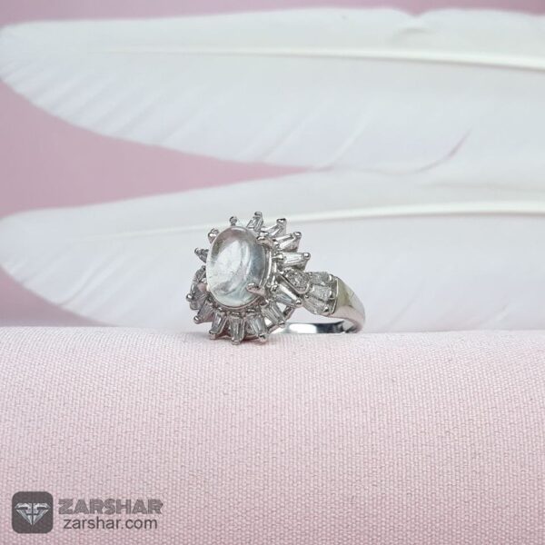 انگشتر در نجف زنانه طرح خورشید عکس انگشتر در نجف زنانه طرح خورشید