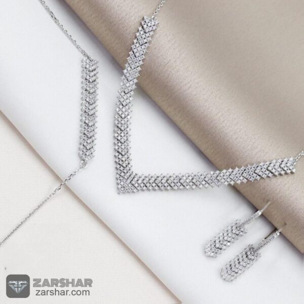 عکس سرویس نقره زنانه شیک و مجلسی ZS1207