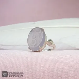 عکس انگشتر زنانه عقیق سوسنی یا حسین