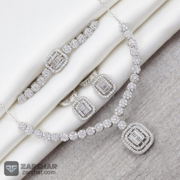 سرویس نقره شیک و زیبا زنانه ZS1215 عکس سرویس نقره شیک و زیبا زنانه ZS1215