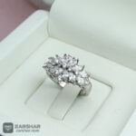 عکس انگشتر حلقه زنانه نگین اتمی