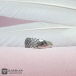 عکس حلقه زنانه نگین اتمی