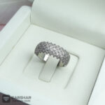 عکس حلقه زنانه نگین اتمی