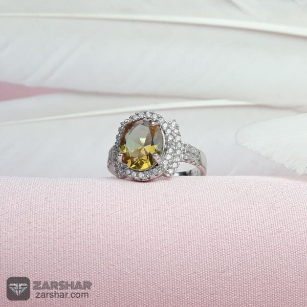 انگشتر زنانه الکساندریت طرح تارادخت عکس انگشتر زنانه الکساندریت طرح تارادخت