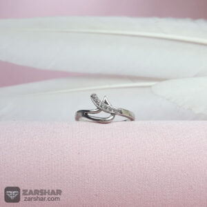 انگشتر نقره فانتزی زنانه طرح سلاله