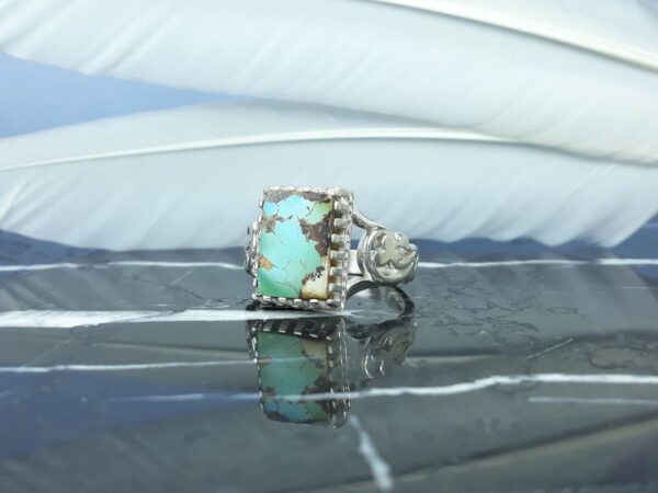 انگشتر فیروزه نیشابوری چهارگوش عکس انگشتر فیروزه نیشابوری چهارگوش