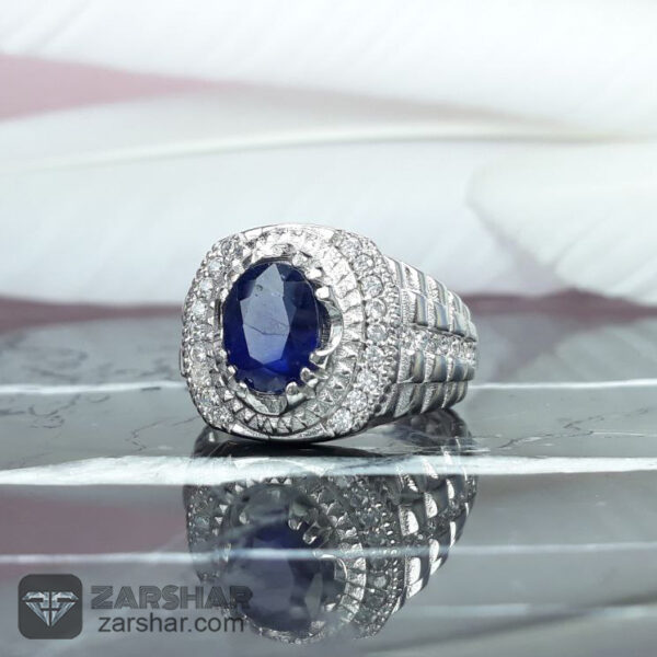 انگشتر یاقوت کبود عکس انگشتر یاقوت کبود