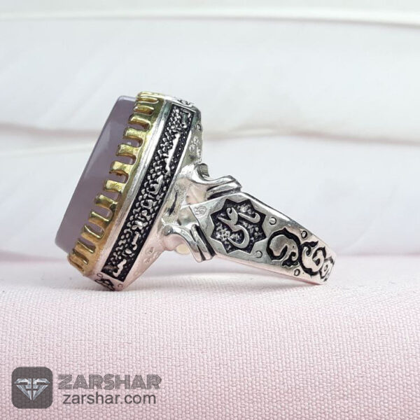 عکس انگشتر عقیق سوسنی یا حسین مظلوم