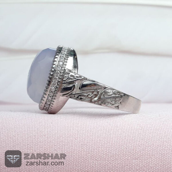 عکس انگشتر عقیق یمنی کبود
