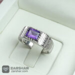 عکس انگشتر آماتیس بنفش