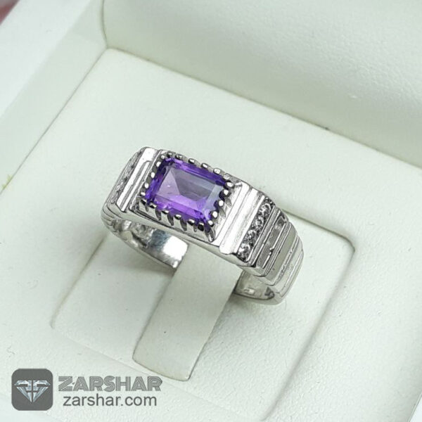 عکس انگشتر آماتیس بنفش