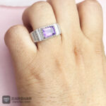 عکس انگشتر آماتیس بنفش