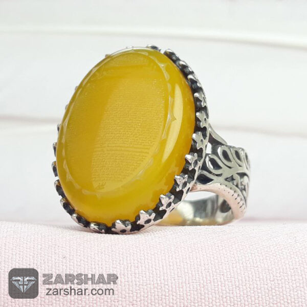 انگشتر شرف الشمس طرح طاووس عکس انگشتر شرف الشمس طرح طاووس