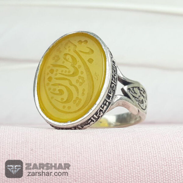 عکس انگشتر شرف الشمس طرح لیزری