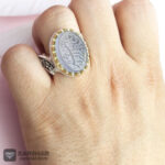 عکس انگشتر عقیق سوسنی یا فاطمه الزهرا