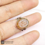 عکس انگشتر عقیق یمنی پرتقالی یا اباعبدالله زنانه