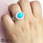 عکس انگشتر فیروزه نیشابوری احیاء شده