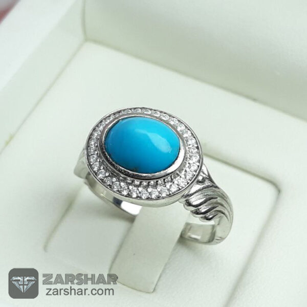 عکس انگشتر فیروزه نیشابوری احیاء شده