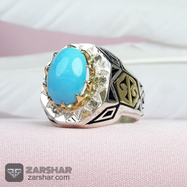 انگشتر فیروزه نیشابوری عجمی درجه یک دست ساز عکس انگشتر فیروزه نیشابوری عجمی درجه یک دست ساز