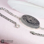 عکس دستبند نقره عقیق یمنی یا عباس علمدار حسین