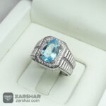 عکس انگشتر توپاز اشکی