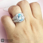 عکس انگشتر توپاز اشکی