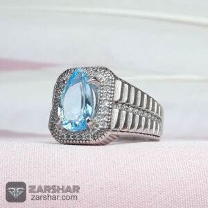 عکس انگشتر توپاز اشکی