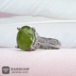 عکس انگشتر زبرجد زنانه