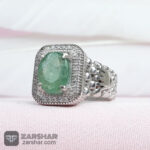 عکس انگشتر زمرد اسپرت طرح رولکس