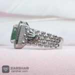 عکس انگشتر زمرد اسپرت طرح رولکس
