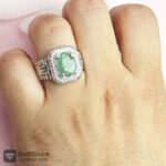 عکس انگشتر زمرد اسپرت طرح رولکس