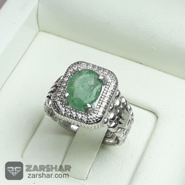 عکس انگشتر زمرد اسپرت طرح رولکس