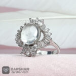 عکس انگشتر زنانه در نجف با روکش اب رادیوم