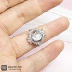 عکس انگشتر زنانه در نجف با روکش اب رادیوم