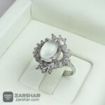 عکس انگشتر زنانه در نجف با روکش اب رادیوم