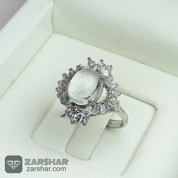 عکس انگشتر زنانه در نجف با روکش اب رادیوم