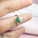 عکس انگشتر عقیق سبز زنانه و من یتق الله