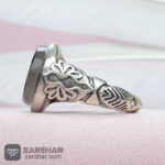 عکس انگشتر عقیق نباتی یا فاطمه الزهرا