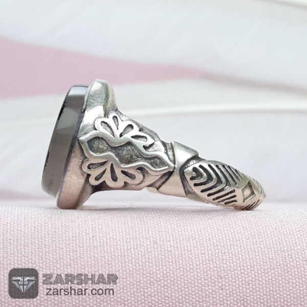 عکس انگشتر عقیق نباتی یا فاطمه الزهرا